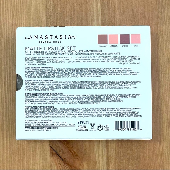 Anastasia Beverly Hills Matte Lipstick Set - Picture 4 of 6